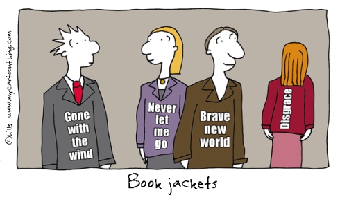 Book jackets cartoon