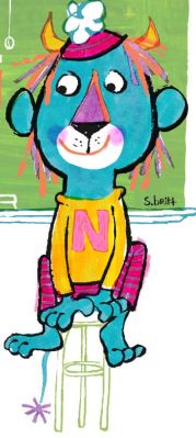 Normal Norman colorful sketch (1)